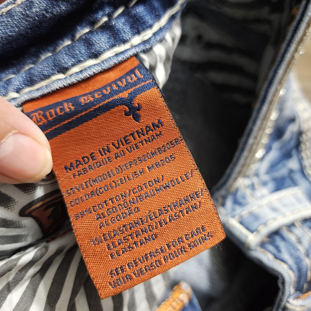 Rock Revival Light Wash Boot Cut Jeans - Picture 8 of 15
